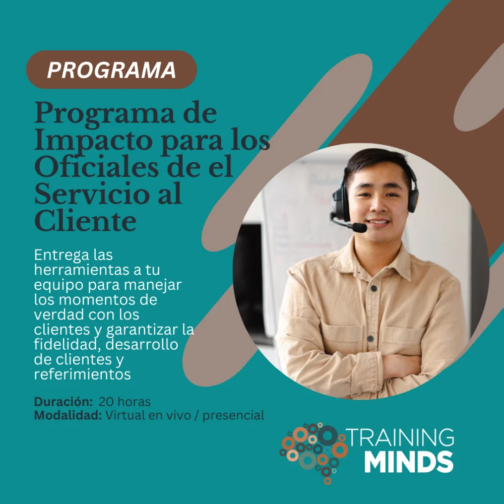 Programa de impacto para los Oficiales de el Servicio al Cliente